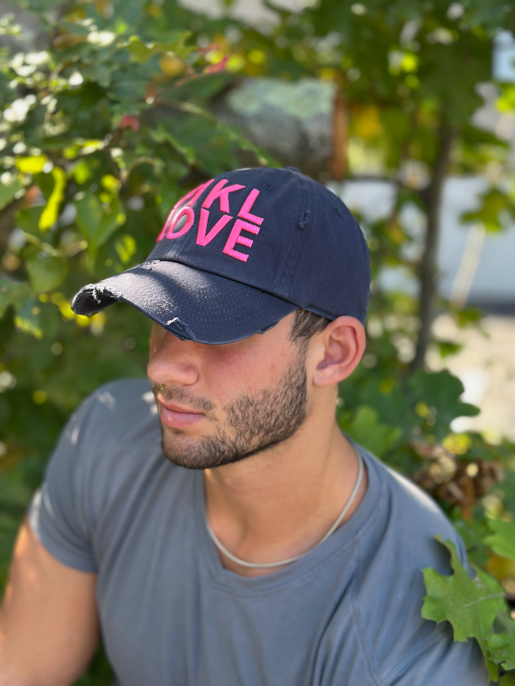 Distressed PIKL Love Pickleball Baseball Cap