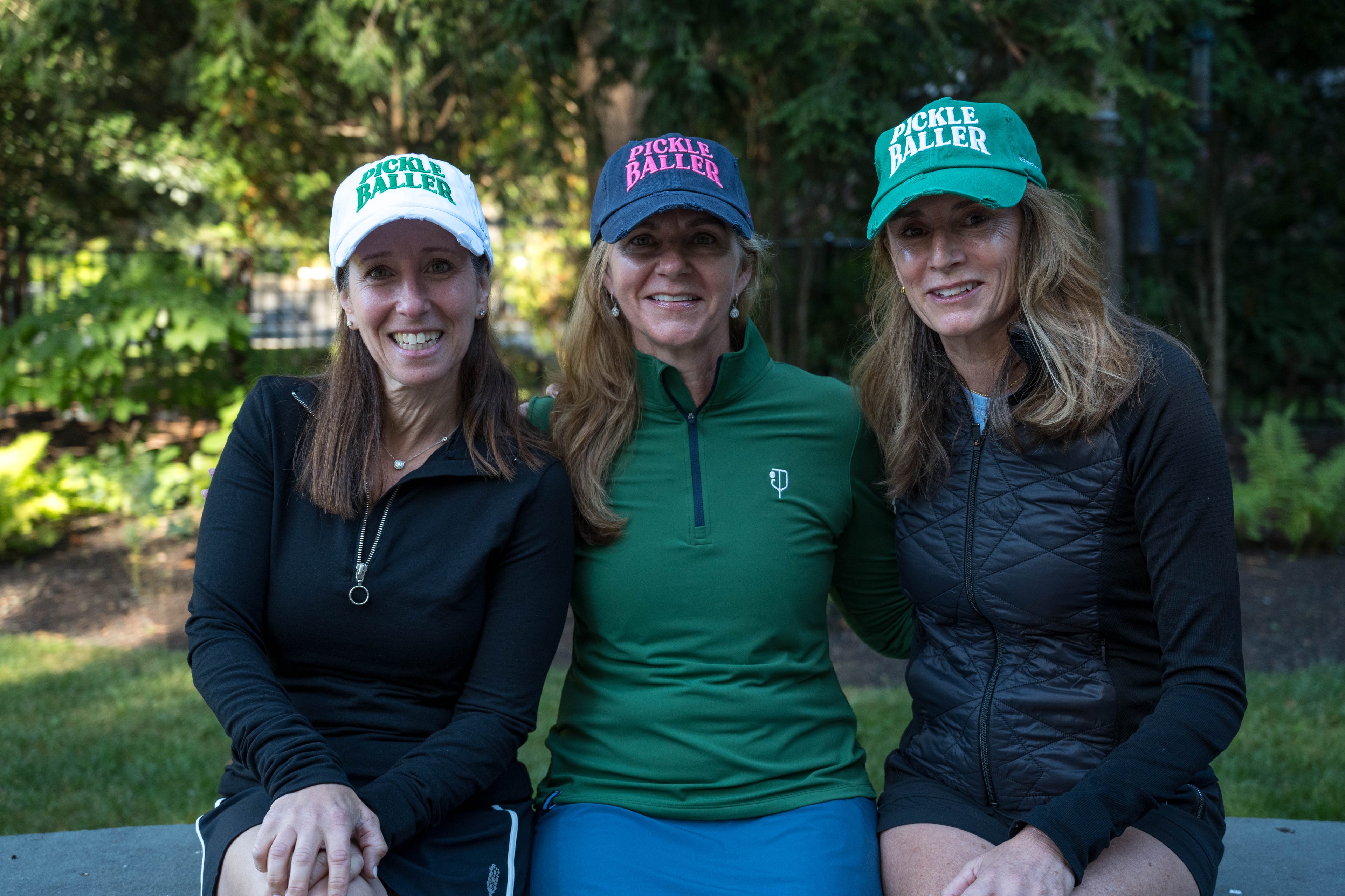 Distressed Pickle Baller Pickleball Baseball Cap