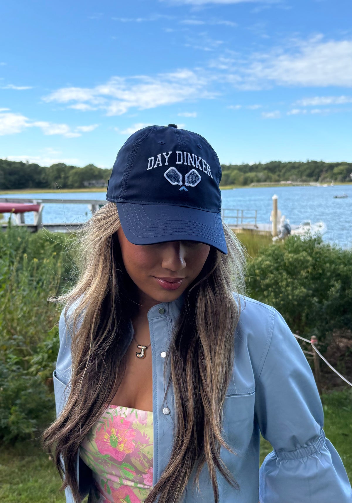 Day Dinker Navy Performance Hat By League