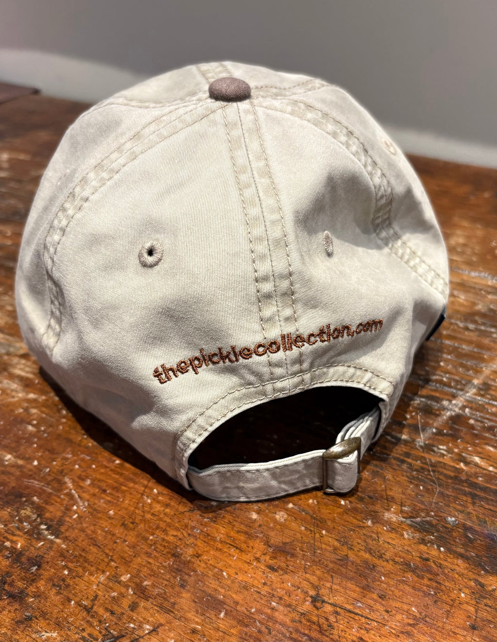 Apres Pickleball Club with Martini Glass Classic Tan & Brown Hat
