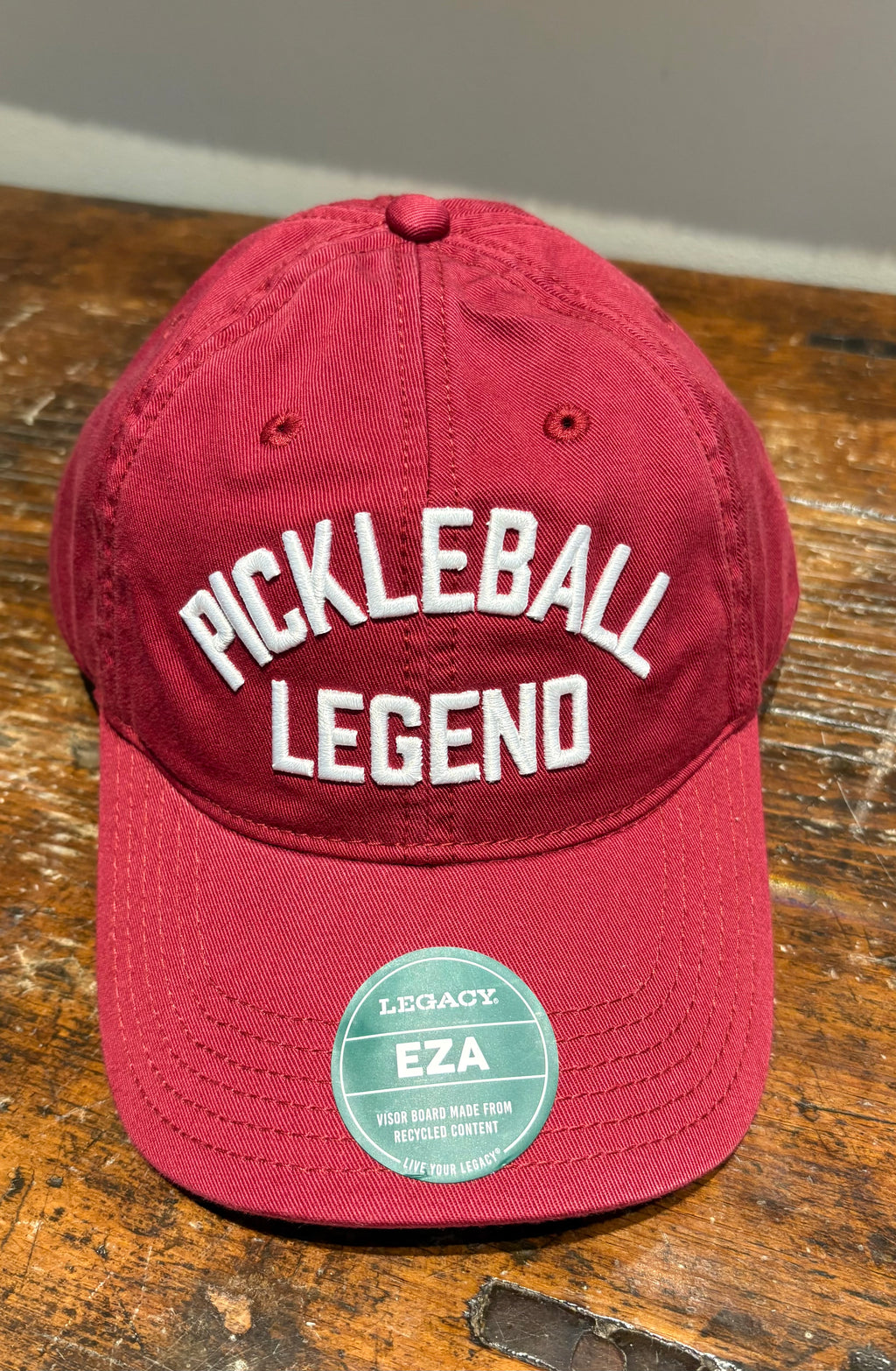 Pickleball Legend Deep Red Classic Hat